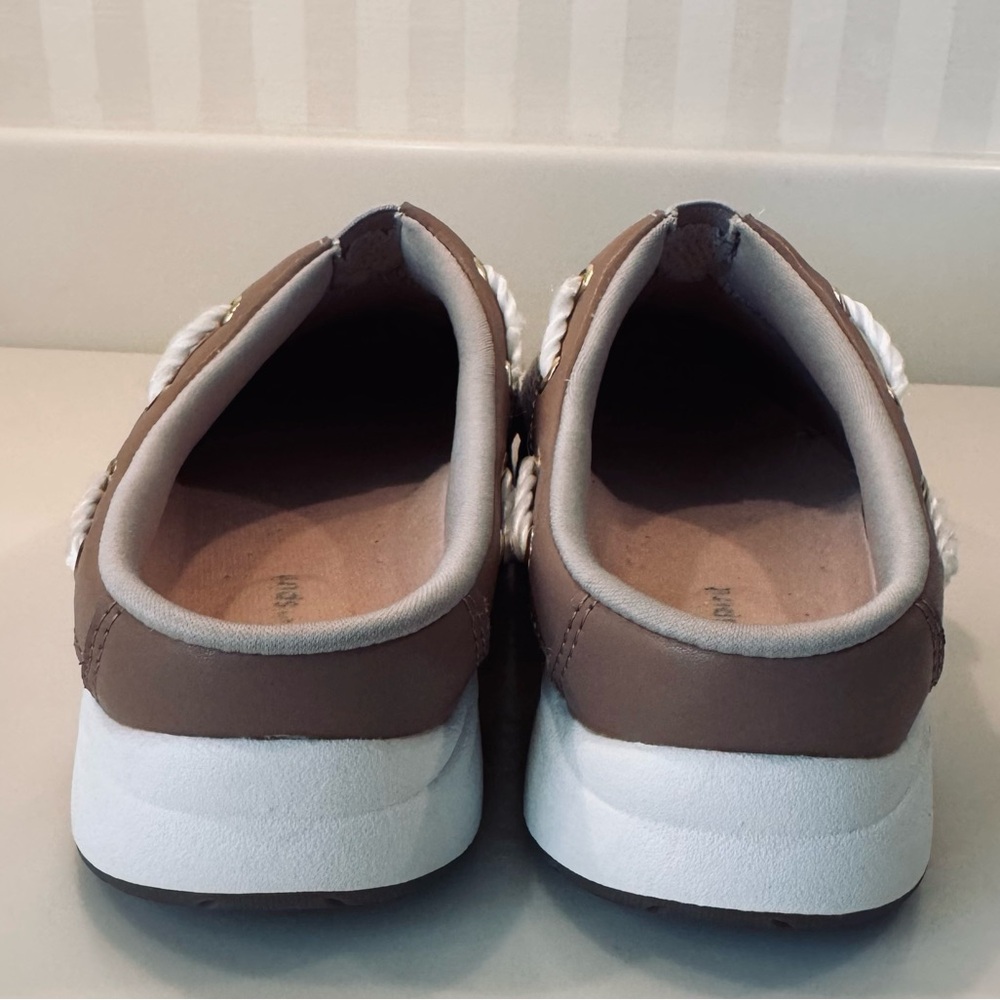 Easy Spirit Womens Travelport Striped Mules Nautical Slip On Clog Sneakers NWOT - Picture 10 of 16